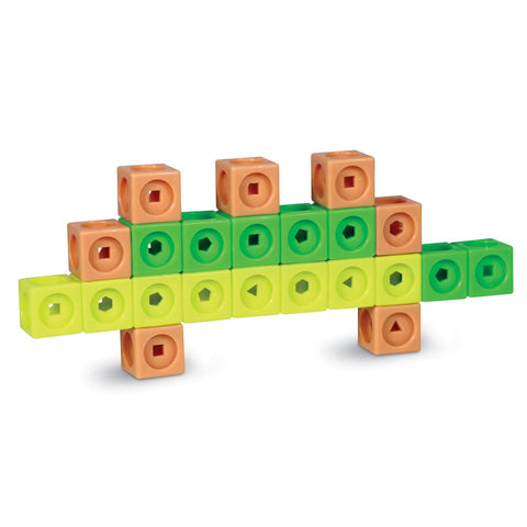Image of Mathlink® Cubes Early Maths Activity Set - Dino Time - Learning Resources