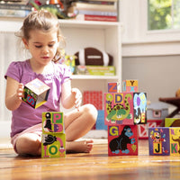 Melissa and Doug English Alphabet Nesting Stacking Blocks - 772127820
