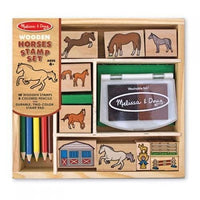Melissa and Doug Horses Stamp Set - 772124102