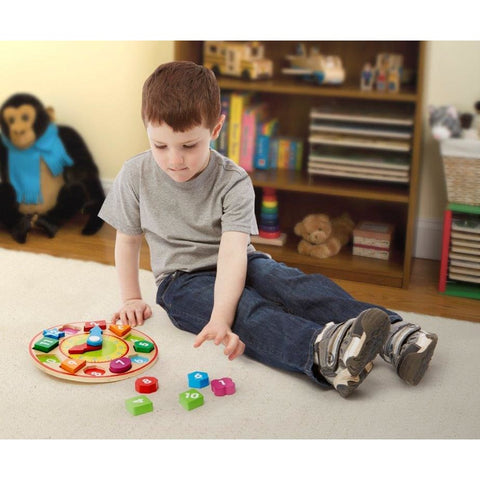 Image of Melissa and Doug Shape Sorting Clock - 772185936