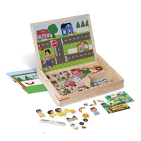 Melissa and Doug Wooden Magnetic Matching Picture Game - 000772199186