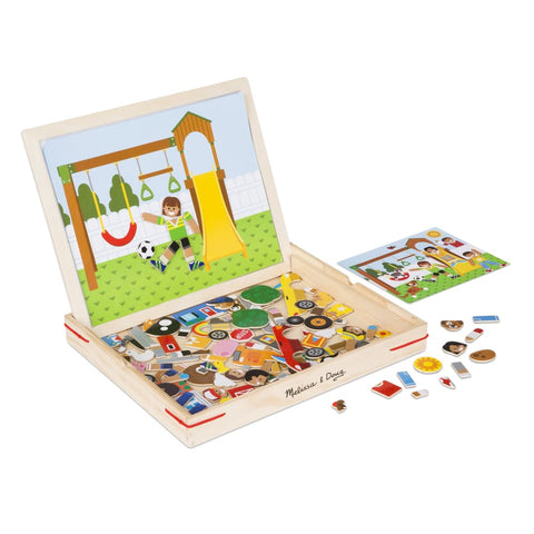 Image of Melissa and Doug Wooden Magnetic Matching Picture Game - 000772199186