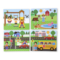 Melissa and Doug Wooden Magnetic Matching Picture Game - 000772199186