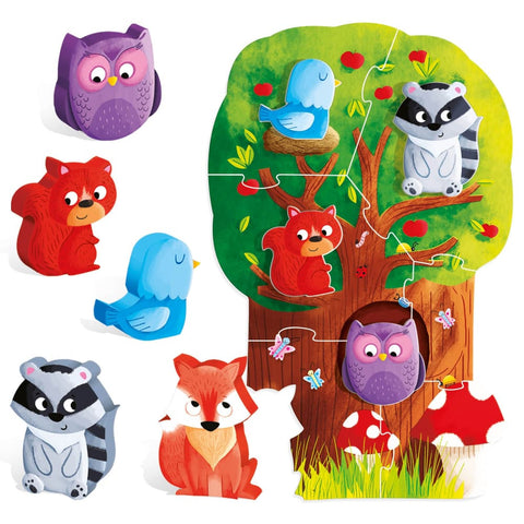 Image of Montessori First Puzzle the Forest - HeadU 8059591420133