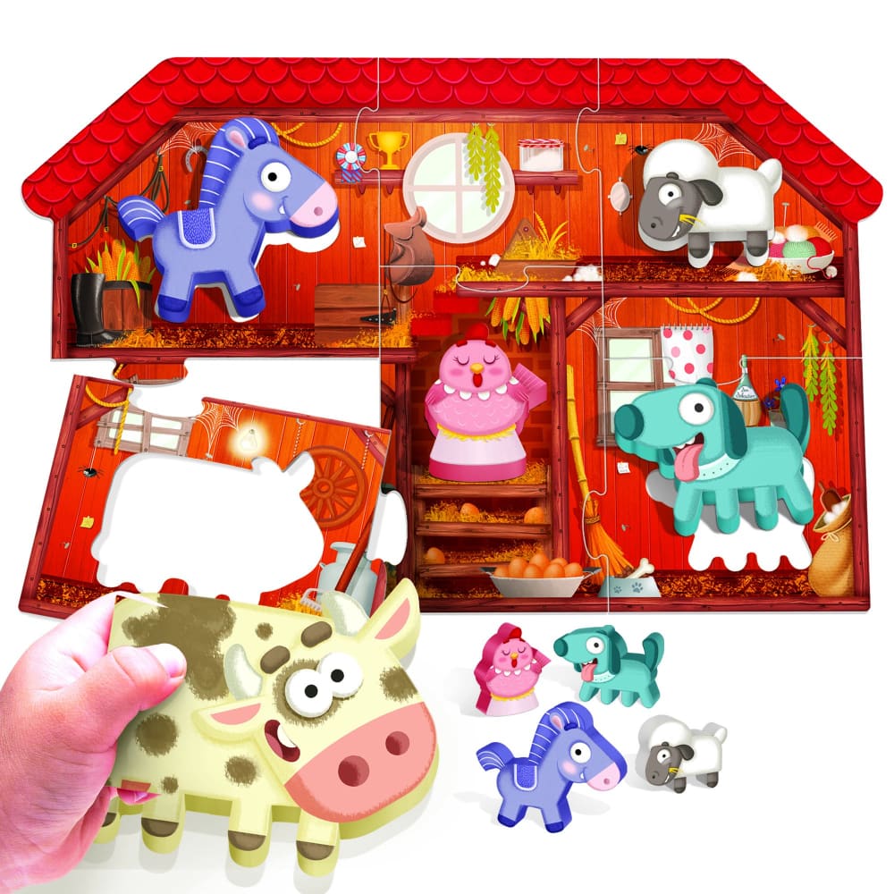 Montessori My First Puzzle The Farm - HeadU 8059591420140