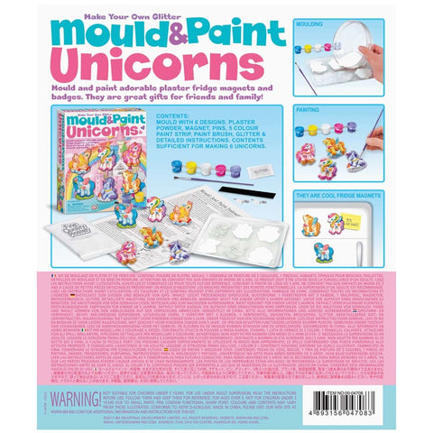 Image of Mould & Paint Unicorn - 4M Great Gizmo 4893156047083