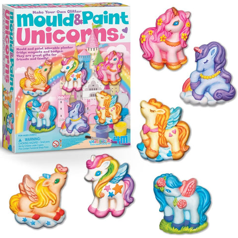 Image of Mould & Paint Unicorn - 4M Great Gizmo 4893156047083