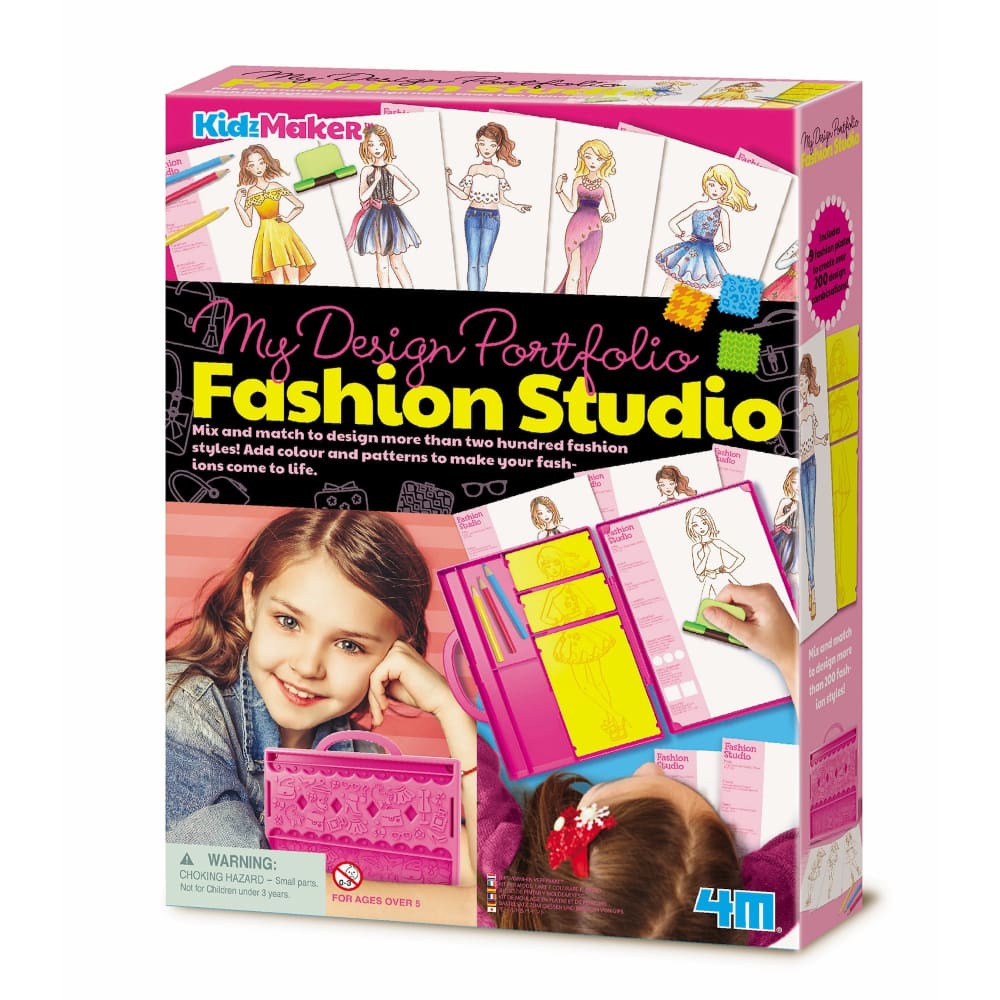 My Design Portfolio Fashion Studio - 4M Great Gizmos 4893156047205