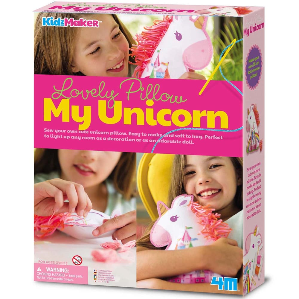 My Lovely Unicorn Pillow - 4M Great Gizmo 4893156047441