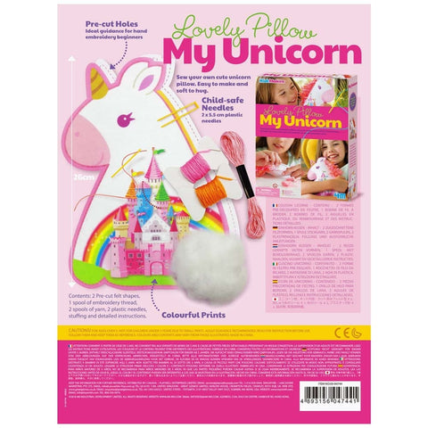Image of My Lovely Unicorn Pillow - 4M Great Gizmo 4893156047441