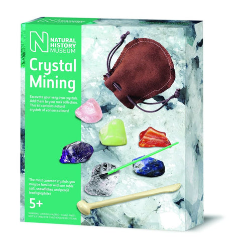 Image of Natural History Museum Crystal Mining - 4M Great Gizmos 5060008936522