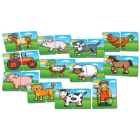 Orchard Toys Farmyard Heads and Tails Game - 5011863102003