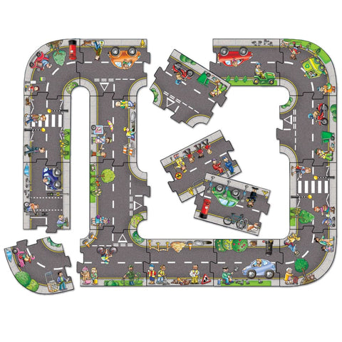 Image of Orchard Toys Giant Road Floor Jigsaw - 5011863301604