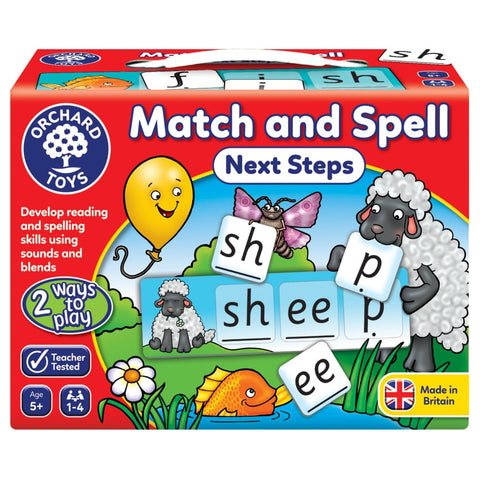 Image of Orchard Toys Match & Spell Next Steps Game - 5011863102294