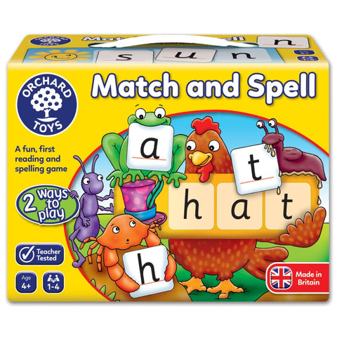 Image of Orchard Toys Match & Spell Reading Spelling Game - 5011863101969