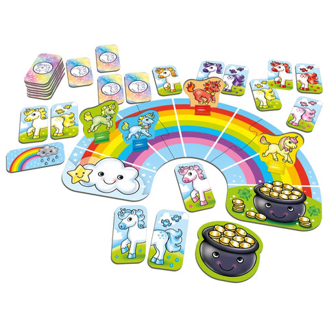 Image of Orchard Toys Rainbow Unicorns Colour Game - 5011863000200