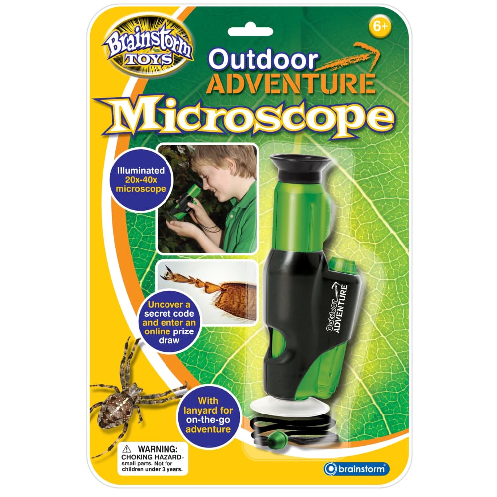 Outdoor Adventure Microscope | Brainstorm Toys | Microscopes for Kids ...