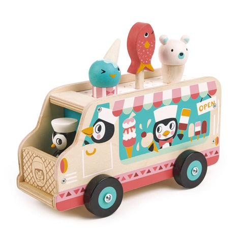 Image of Penguin’s Gelato Icecream Van - Tender Leaf Toys
