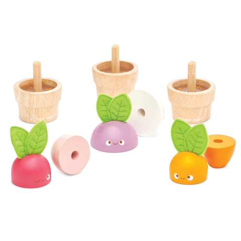 Image of Petilou Stacking Veggies - Le Toy Van 5060023421218