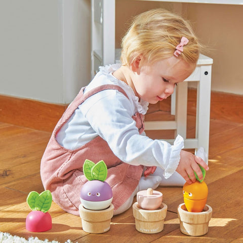 Image of Petilou Stacking Veggies - Le Toy Van 5060023421218