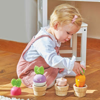 Petilou Stacking Veggies - Le Toy Van 5060023421218