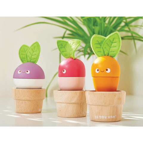 Image of Petilou Stacking Veggies - Le Toy Van 5060023421218