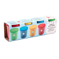 Play Dough 4 tubs - Djeco