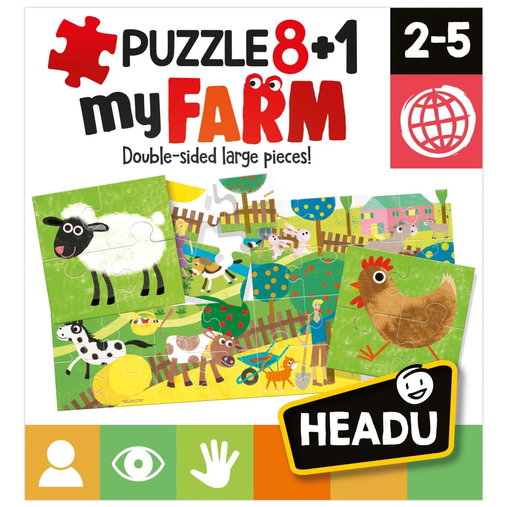 Puzzle 8+1 Farm - HeadU 8059591420867