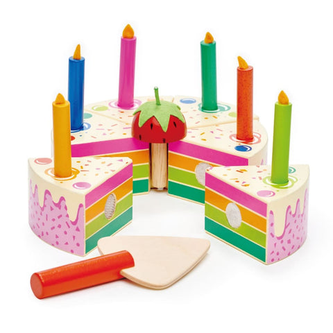Image of Rainbow Birthday Cake - Tender Leaf Toys