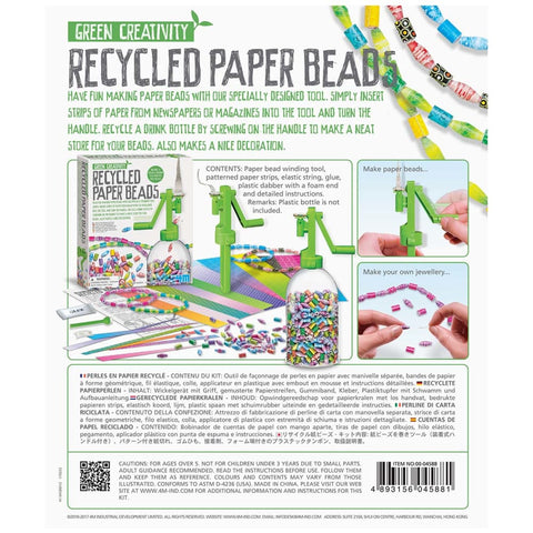 Image of Recycled Paper Beads - 4M Great Gizmo 4893156045881