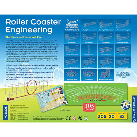 Image of Roller Coaster Engineering - Thames and Kosmos 814743015845
