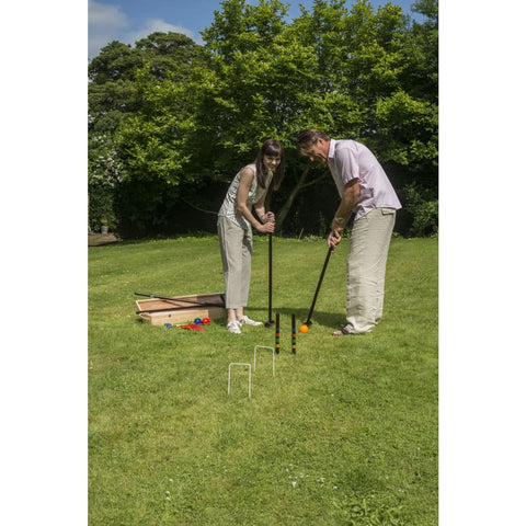 Image of Royal York Boxed Croquet Set - Traditional Garden Games