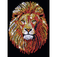 Sequin Art Blue - Lion