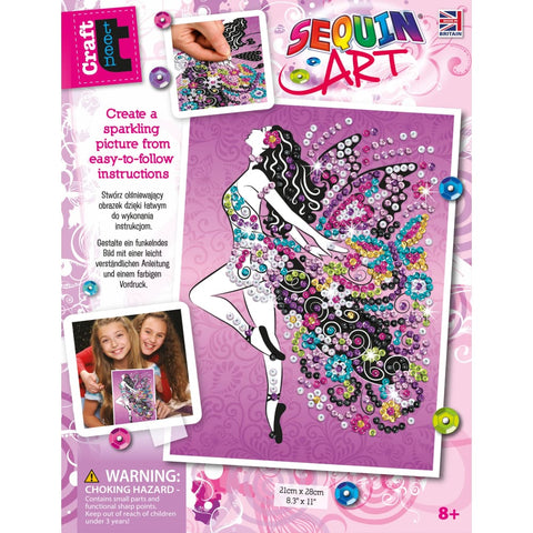 Image of Sequin Art Craft Teen - Fairy - 5013634022053