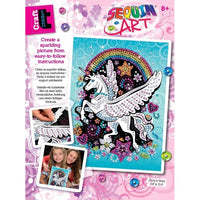 Sequin Art Craft - Winged Unicorn - 5013634021063