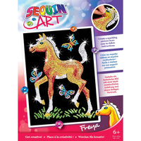 Sequin Art Purple Range - Freya Foal - 5013634009054