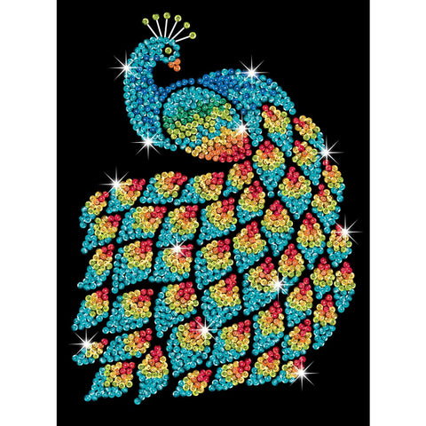 Image of Sequin Art Purple Range - Peacock - 5013634020196