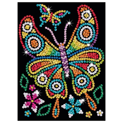 Image of Sequin Art Red - Amber Butterfly - 5013634022015