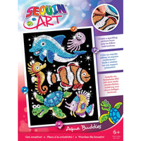 Sequin Art Red - Aqua Buddies Sealife - 5013634009085