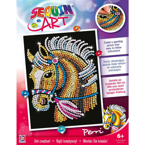 Image of Sequin Art Red - Perri Pony - 5013634022039