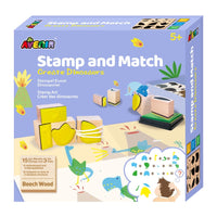Stamp and Match Dinosaurs - 4M Great Gizmos 6920773317638