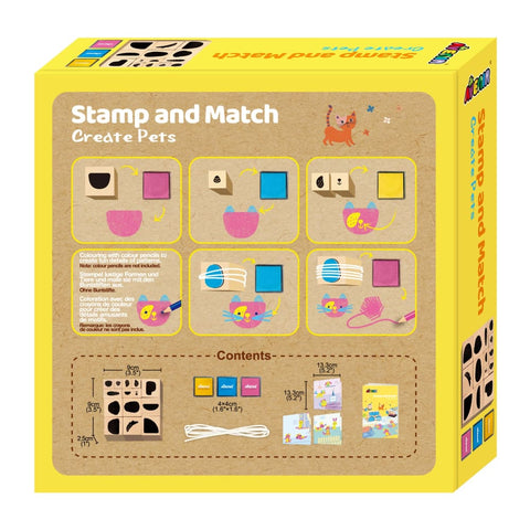 Image of Stamp & Match Create Pets - 4M Great Gizmos 6920773317669