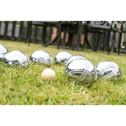 Image of Steel Plated Boule Set in Canvas Bag - Traditional Garden Games