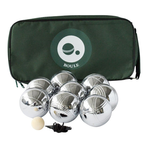 Image of Steel Plated Boule Set in Canvas Bag - Traditional Garden Games