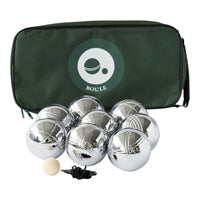 Steel Plated Boule Set in Canvas Bag - Traditional Garden Games