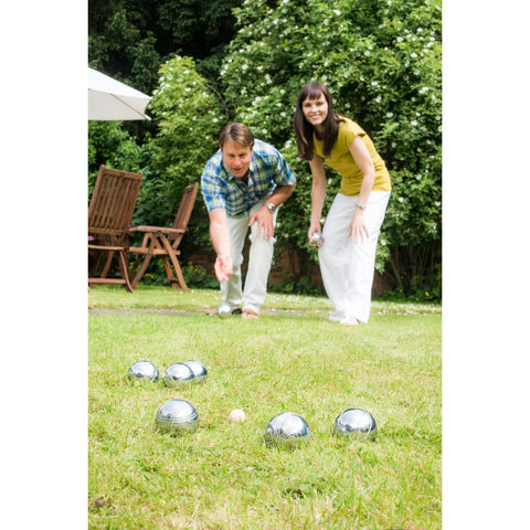 Image of Steel Plated Boule Set in Canvas Bag - Traditional Garden Games