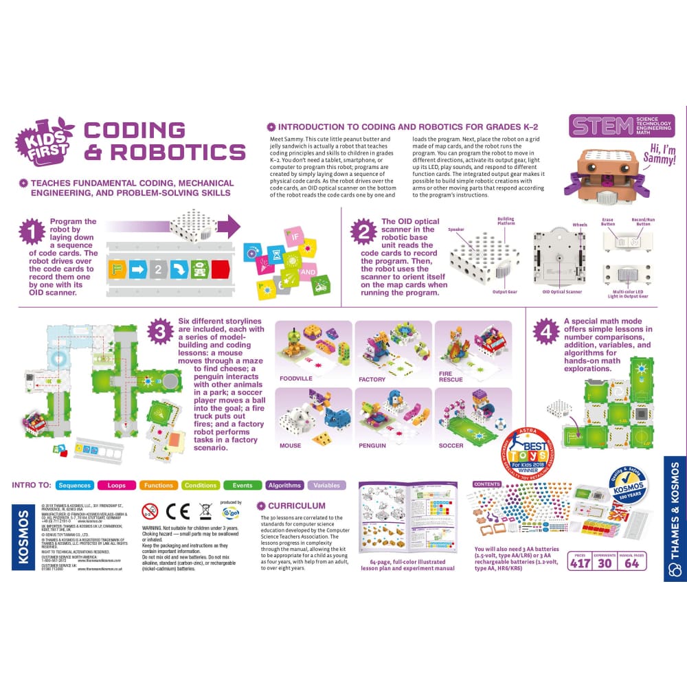 Thames and Kosmos My First Coding Robotics