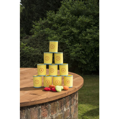 Image of Tin Can Alley Fairground Target Game - Traditional Garden Games 5060028380572
