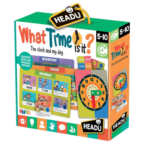 Image of What Time is it? Bingo Game - HeadU 8059591422786