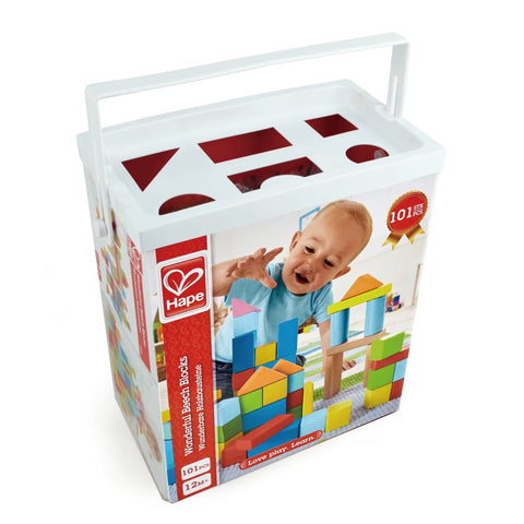 Image of Wonderful Beech Blocks - 101 Pcs. - Hape 6943478018525